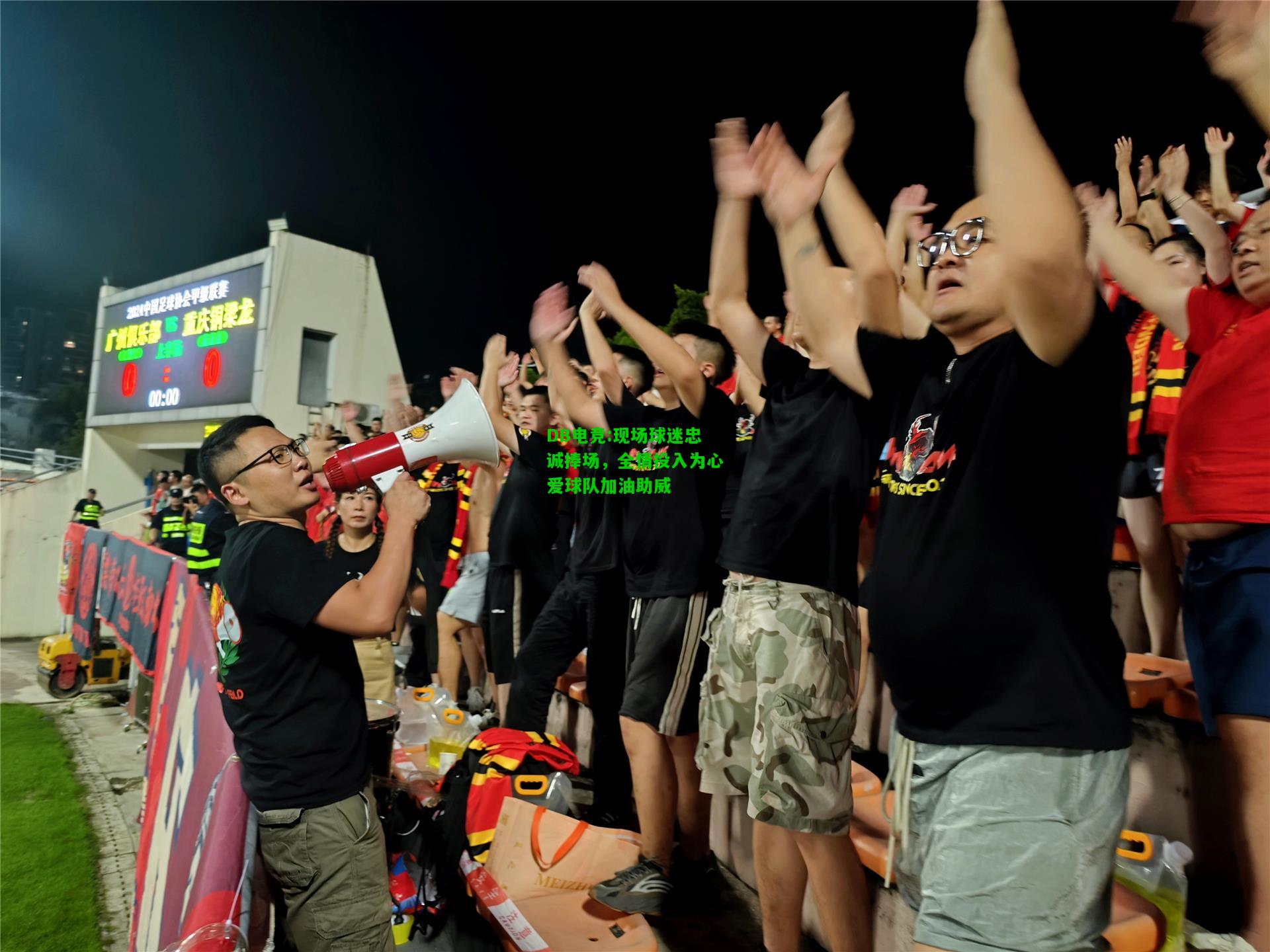 DB电竞:现场球迷忠诚捧场，全情投入为心爱球队加油助威