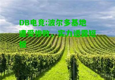 DB电竞:波尔多基地遭受惨败，实力透露短板